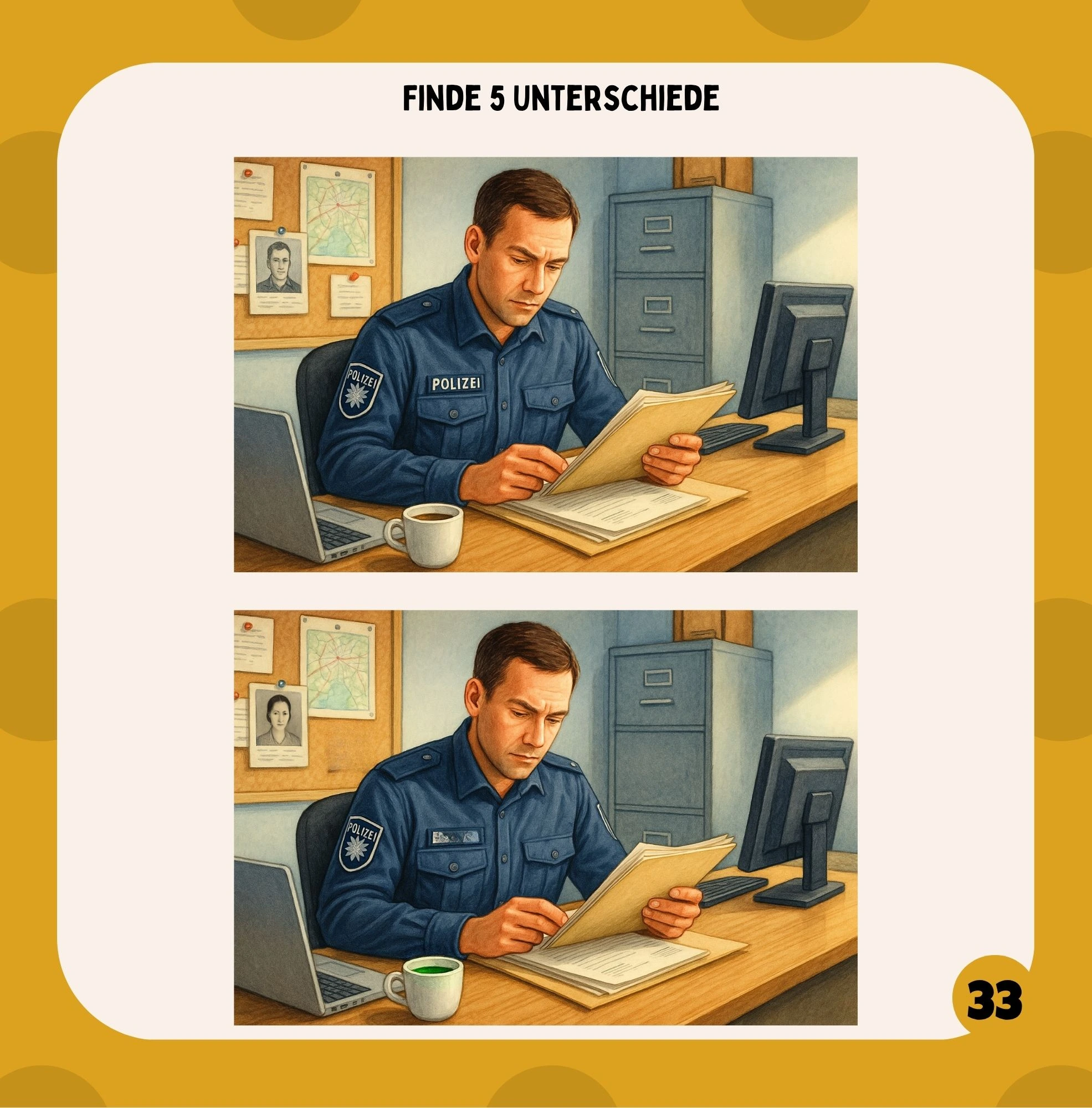 Polizei Activity Book von diendi Creative als kreative Beschäftigung ohne Bildschirm für Kinder
