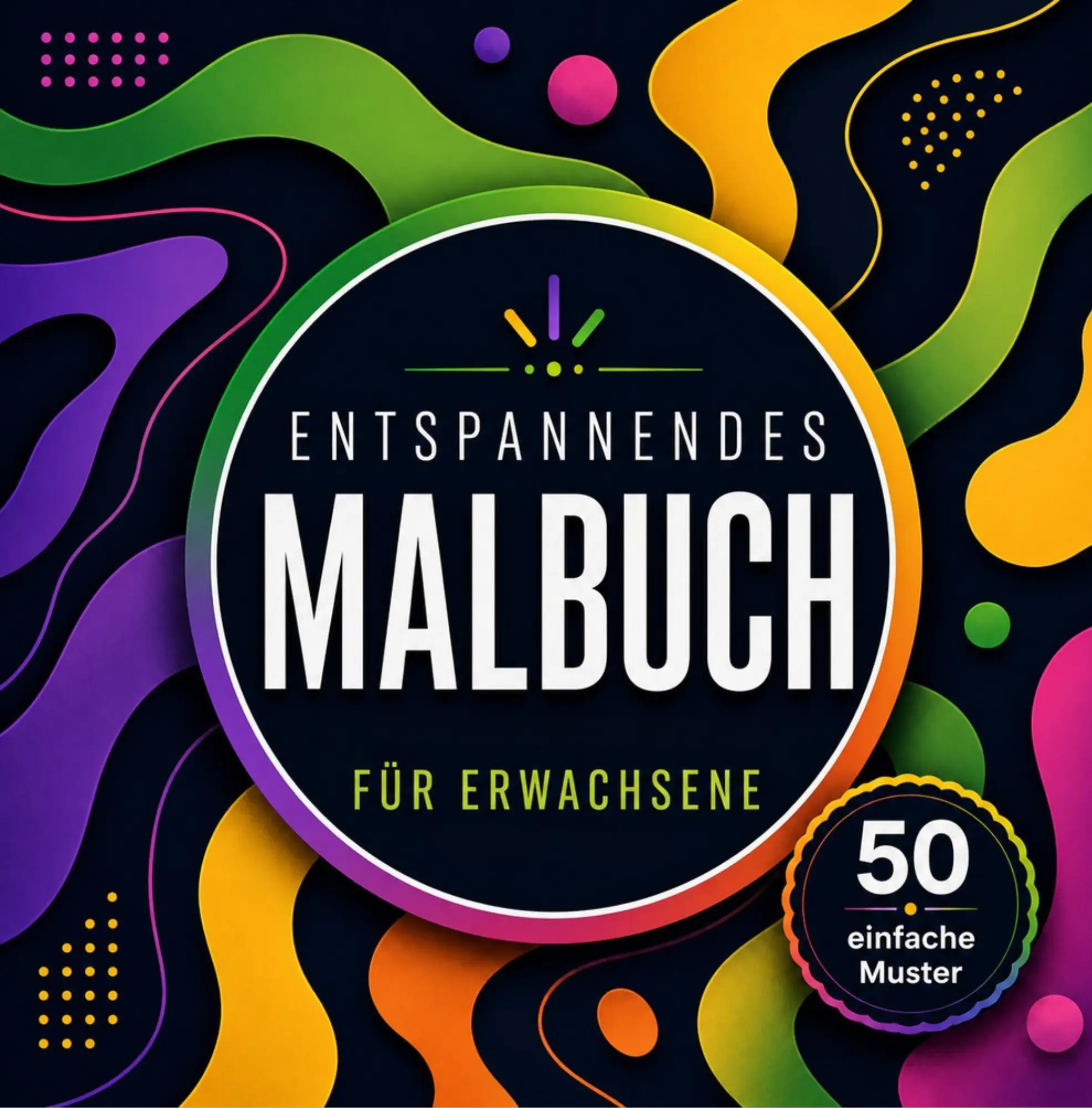 Entspannendes Malbuch